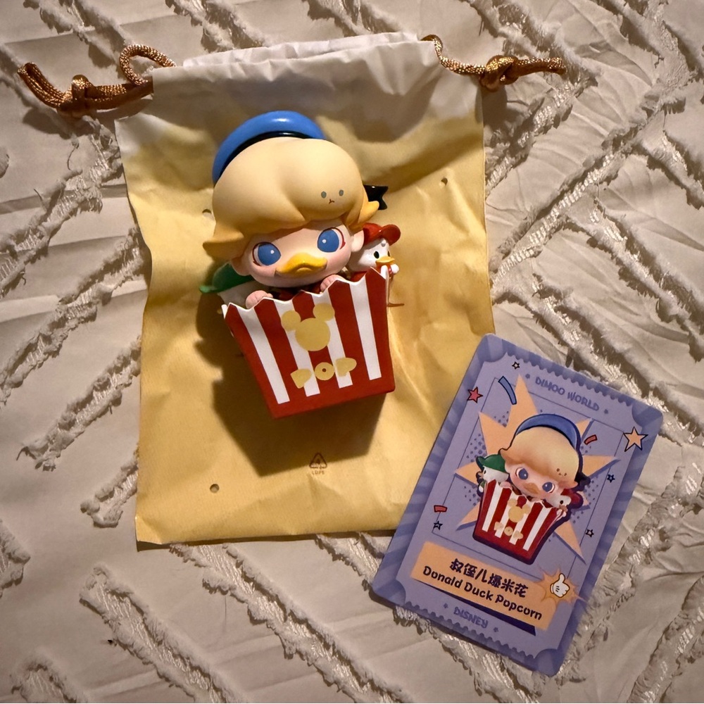 Pop Mart “Disney Dimoo World” Donald Duck Popcorn Figurine